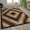 Flash Furniture Brown 6' x 9' Diamond Patterned Area Rug OKR-RG1106-69-BN-GG - alternate 1